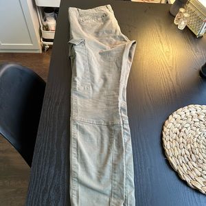 Joes jeans Chelsea military cargo chino pants olive green